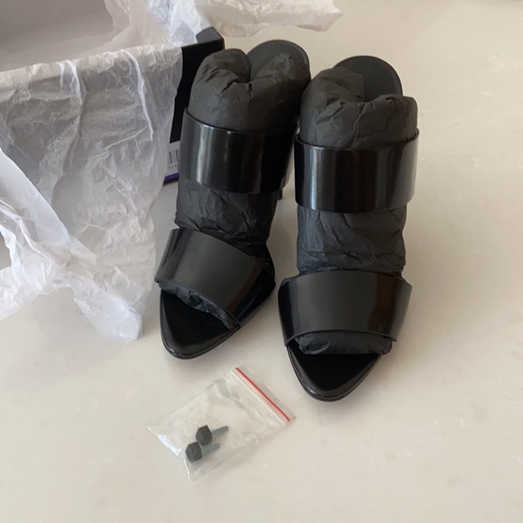 Alexander Wang Masha Double-Strap Slide Sandal - Picture 7 of 13